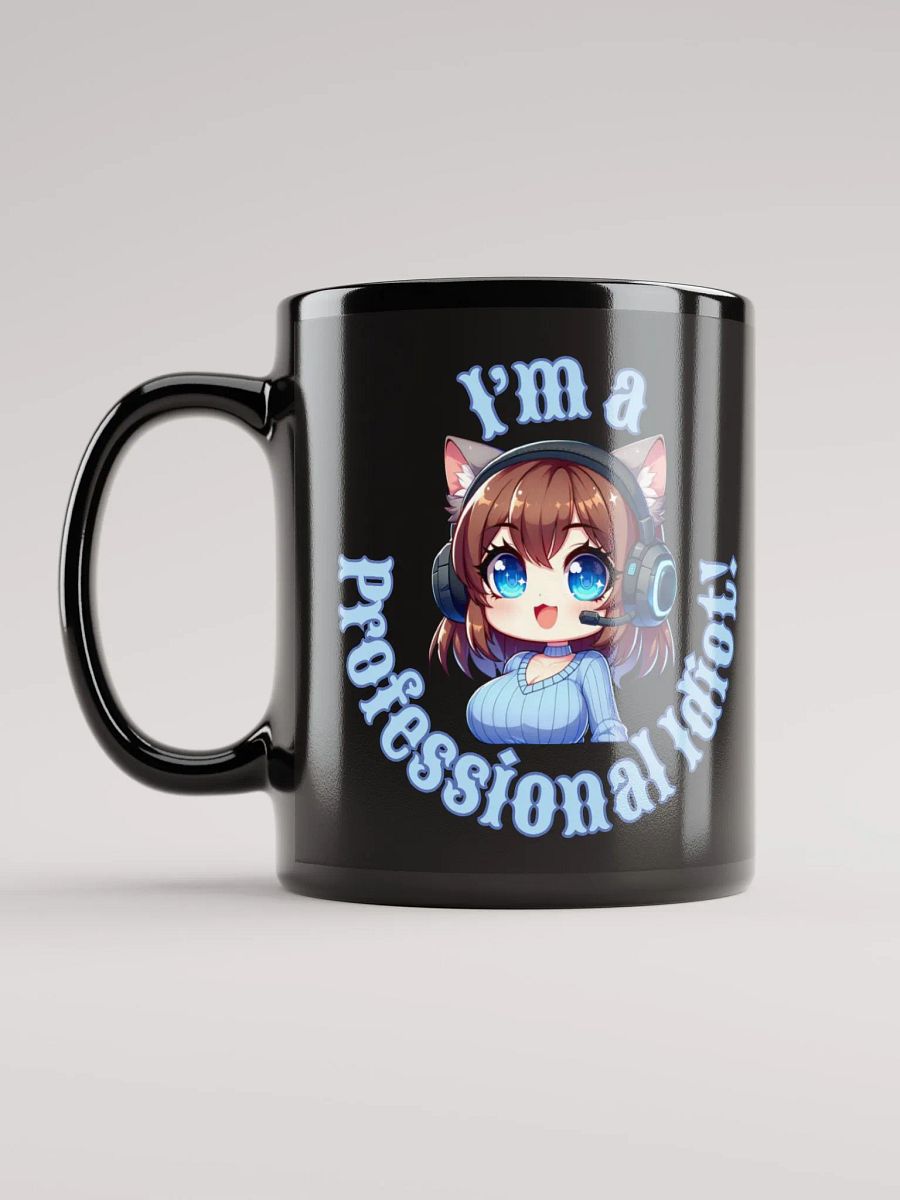Professional Idiot Black Glossy Mug product image (6)