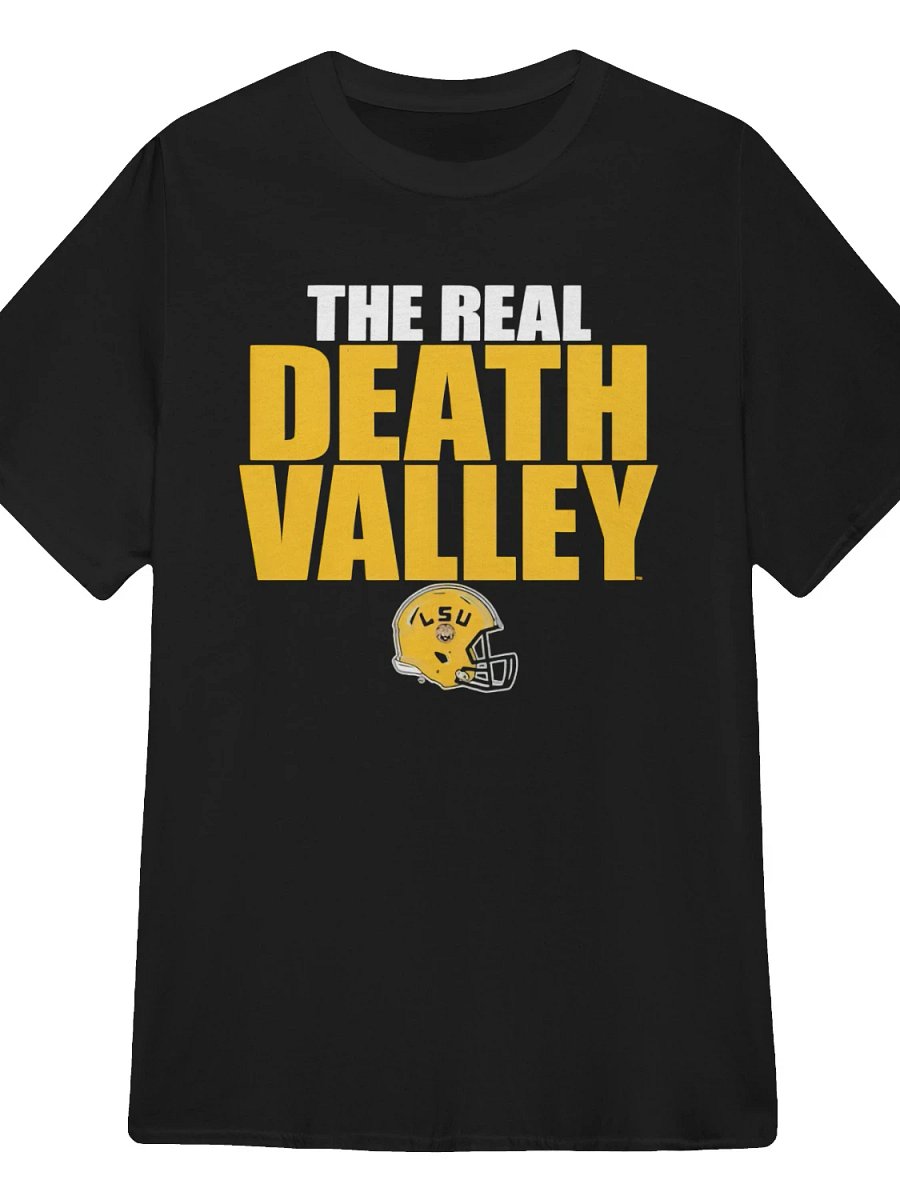 LSU Tigers The Real Death Valley helmet T-Shirt product image (1)