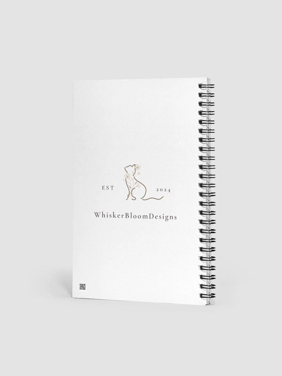 Peony Cat Spiral Notebook product image (2)