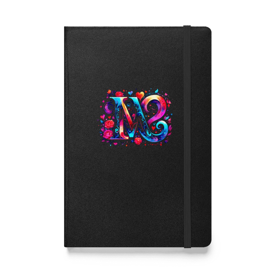 Valentine’s Monogram Letter M(4) Black Journal product image (1)