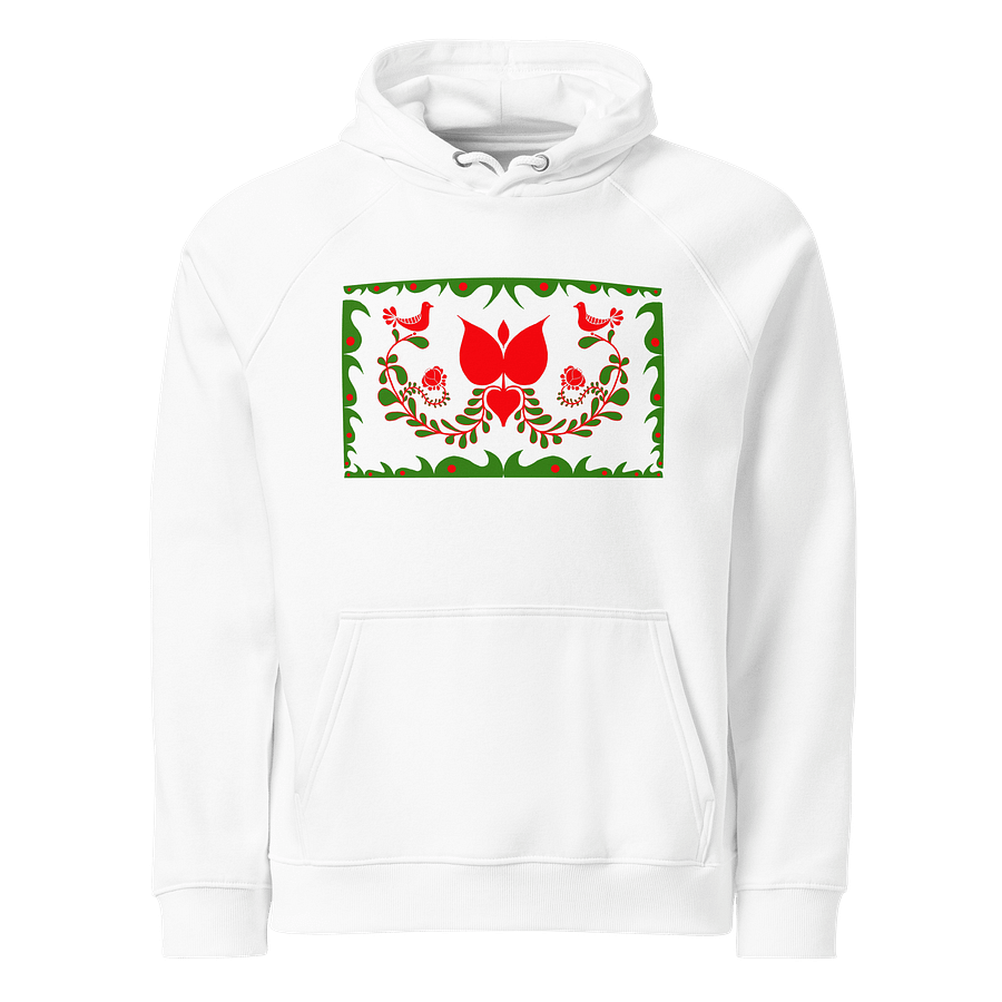 Made In Hungary Floral Eco Raglan Hoodie product image (1)