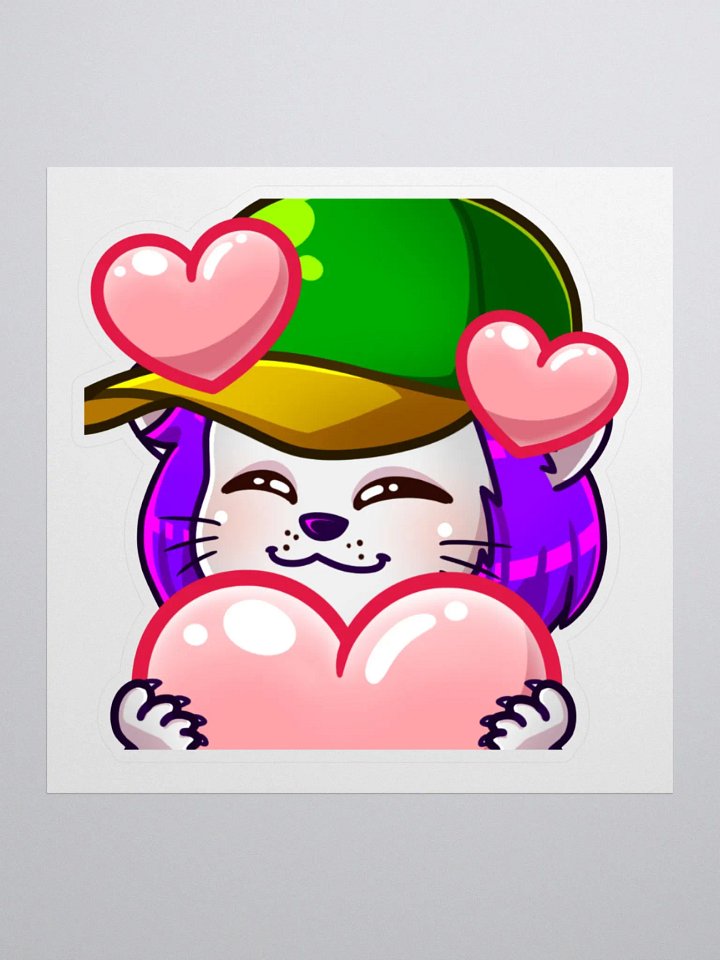 Chappy Heart Sticker product image (1)