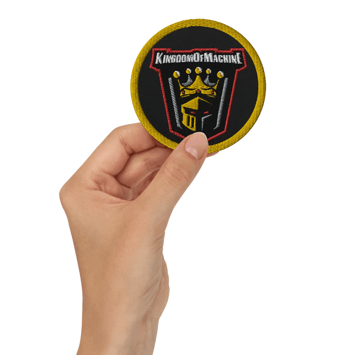 E-Sport patch round gold product image (3)