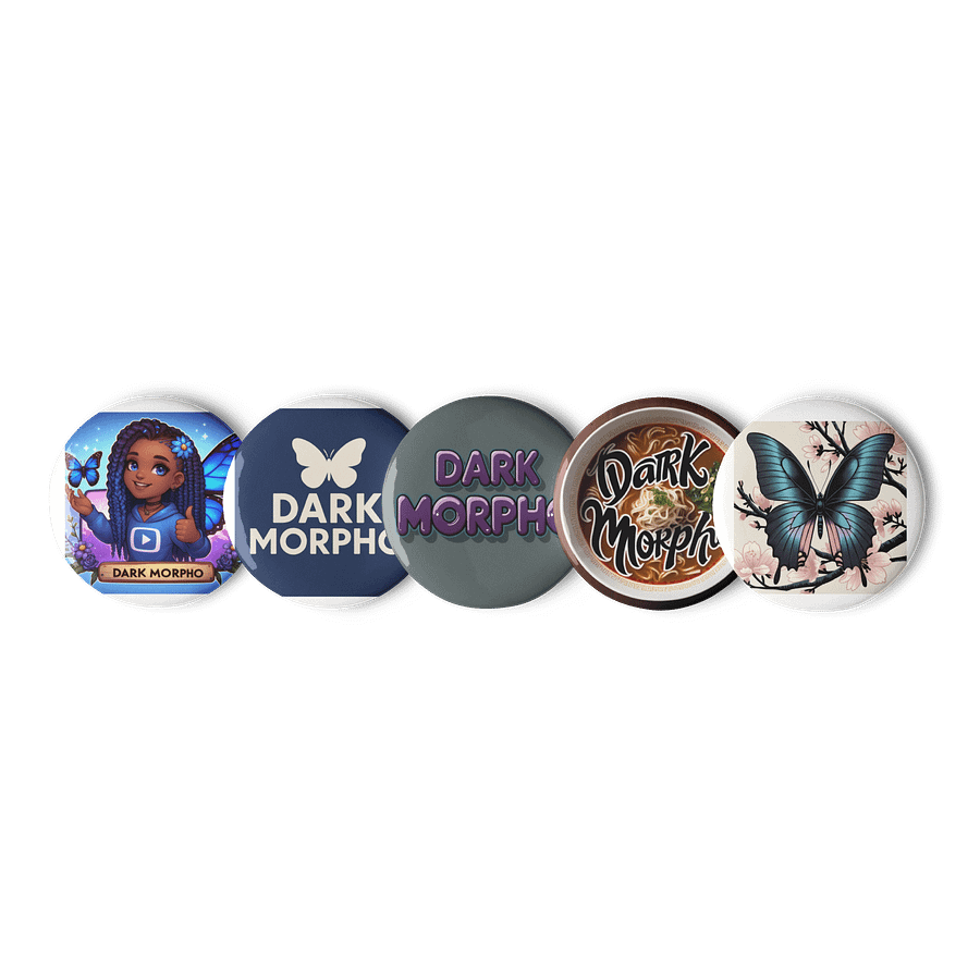 Butterfly Beats Pin Button Set product image (1)