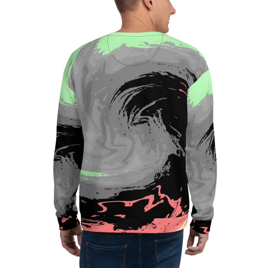 Abstract Swirling Energetic Melting Forest Unisex Sweatshirt product image (11)