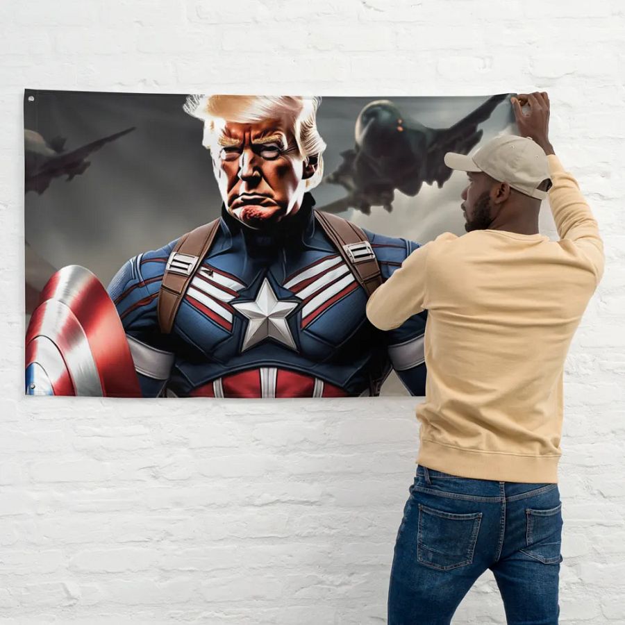 Captain Trumpmerica Flag product image (11)