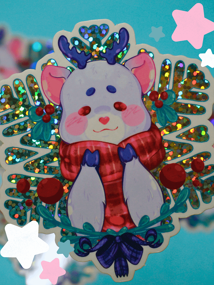 Snow Deer ❄ (Glitter) product image (2)