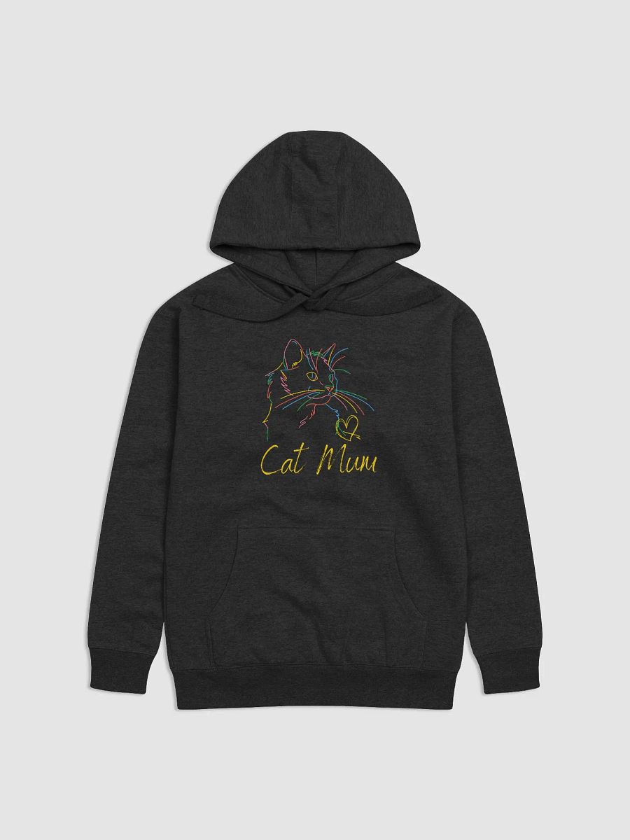 Neon Cat Mum Hoodie product image (1)