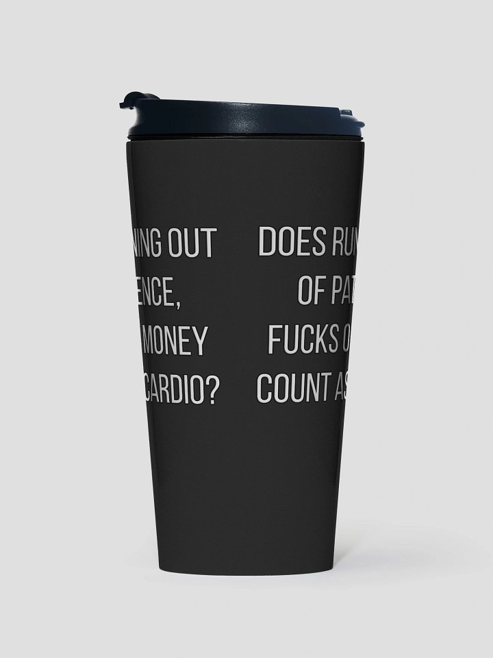 nope snark - cardio travel mug product image (1)