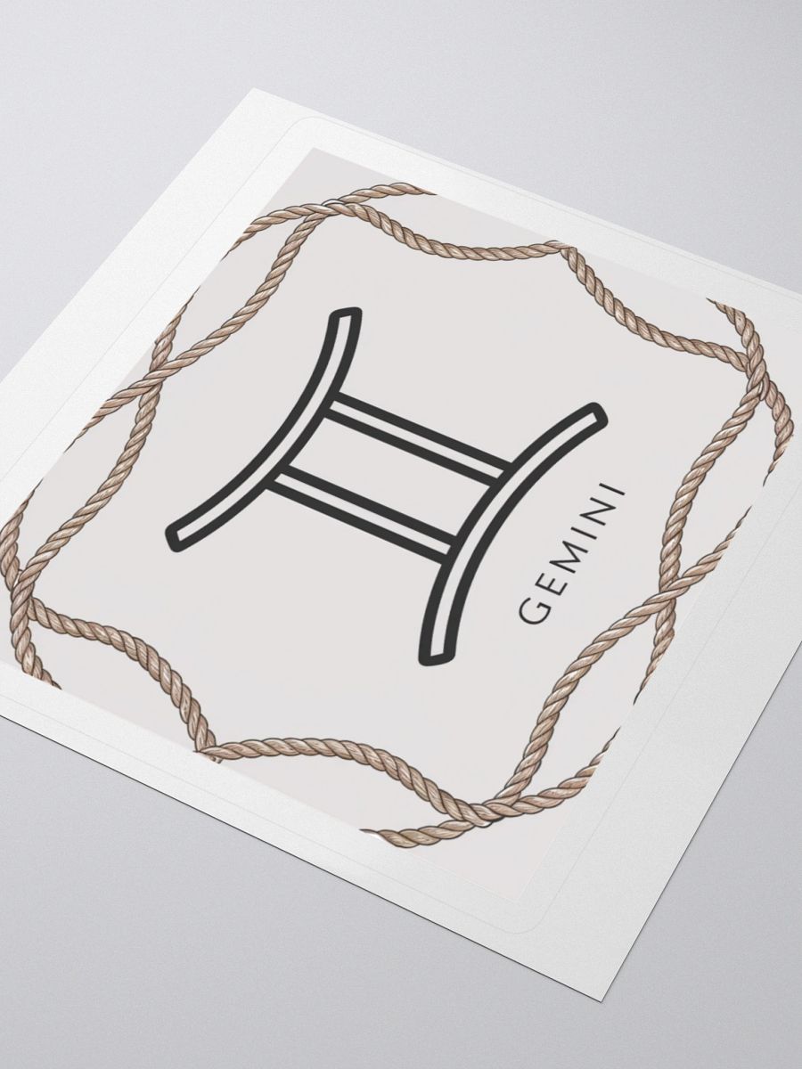Gemini Zodiac Rope Sticker product image (7)