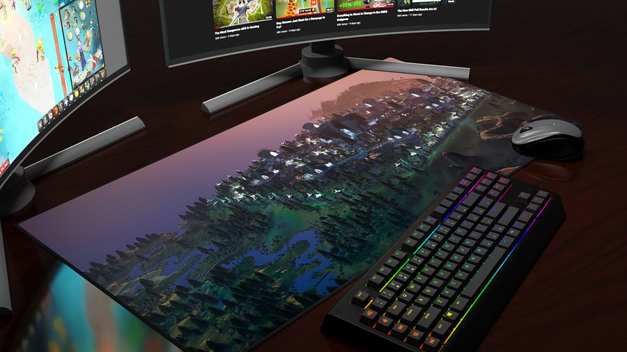 Prifddinas | Premium Wide OSRS Desk Mat product image (6)