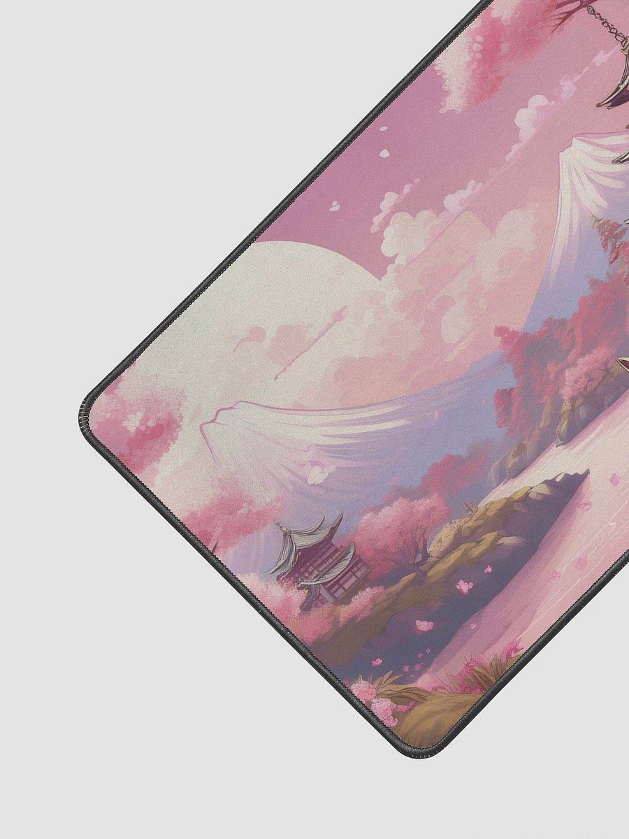 Whiskered Blossoms Large Mouse Pad (12 x 18) product image (3)