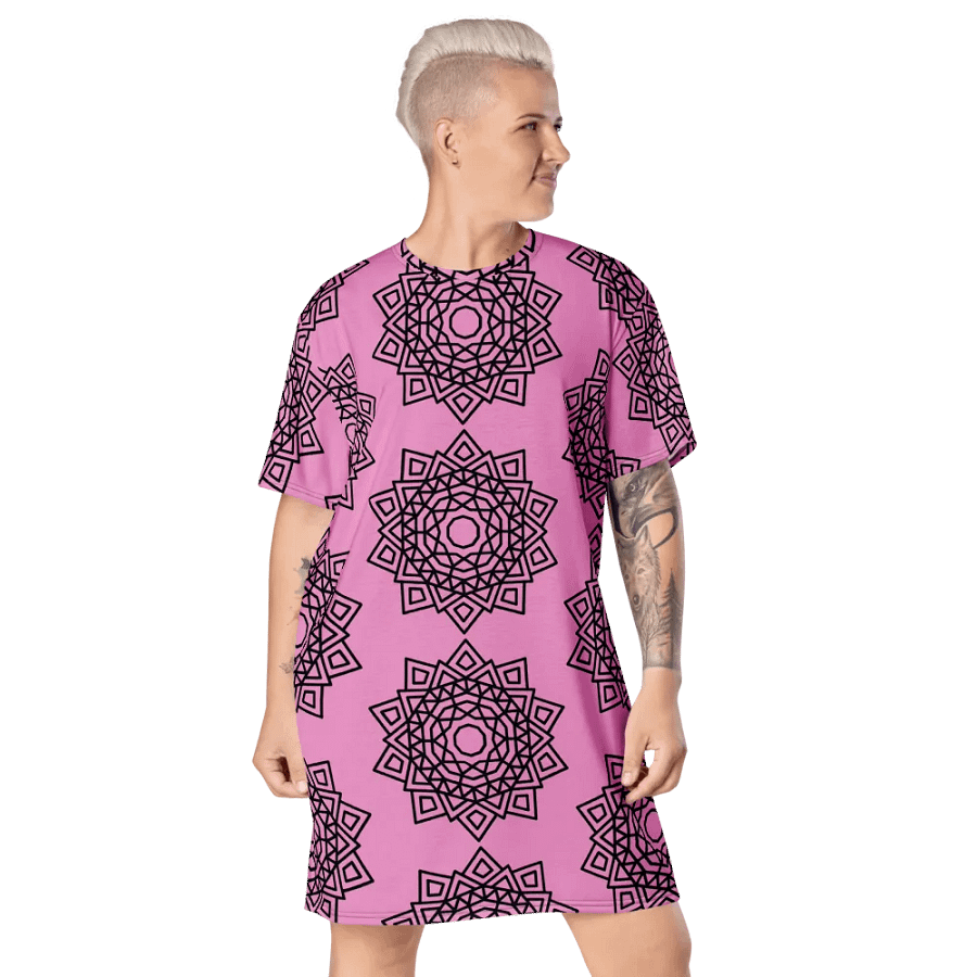 Pink Mandala T Dress product image (9)