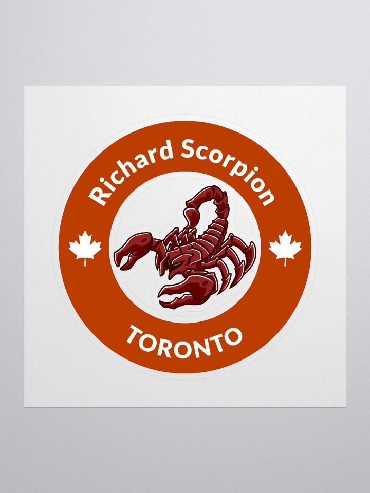 Richard Scorpion's Toronto Sticker product image (1)