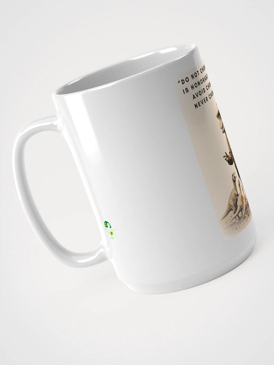 Theosaur Roosevelt - Never Chomp Softly Funny Historical Dino Mug product image (4)