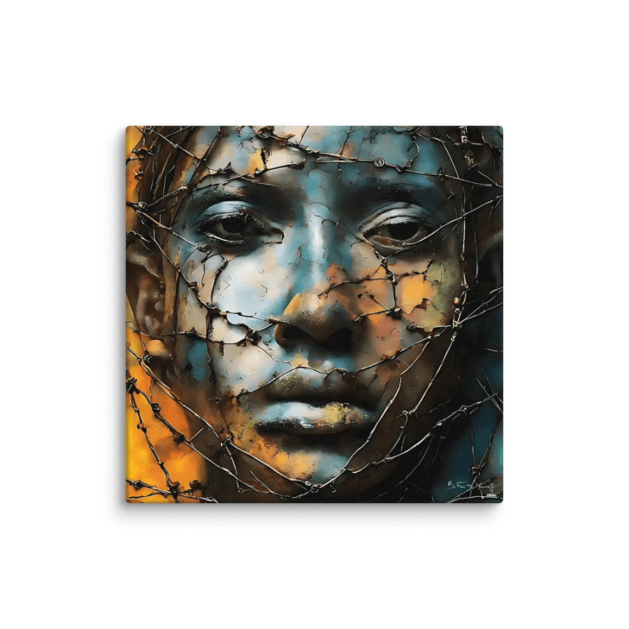 Be Free to Yourself | Angry Sadness | Canvas Painting product image (9)