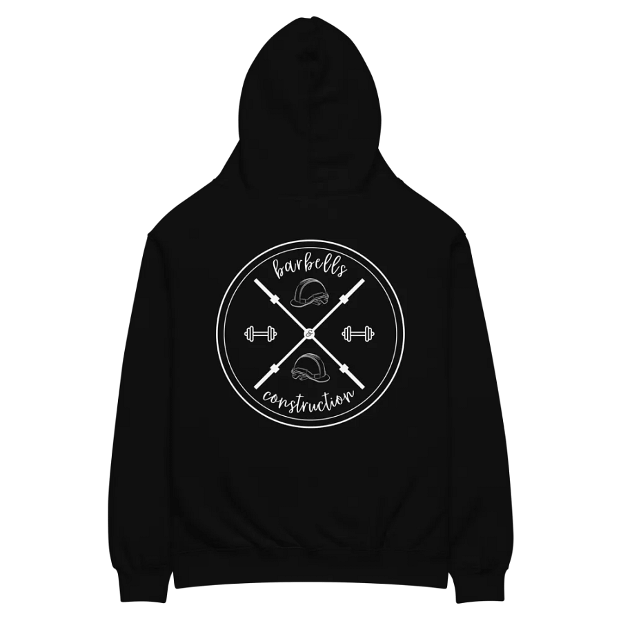 Barbells & Construction X Emblem Unisex Hoodie product image (2)