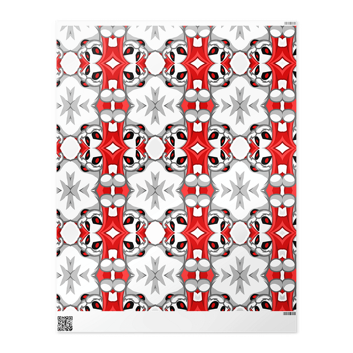Santa Grim - Custom Printed Wrapping Paper product image (2)