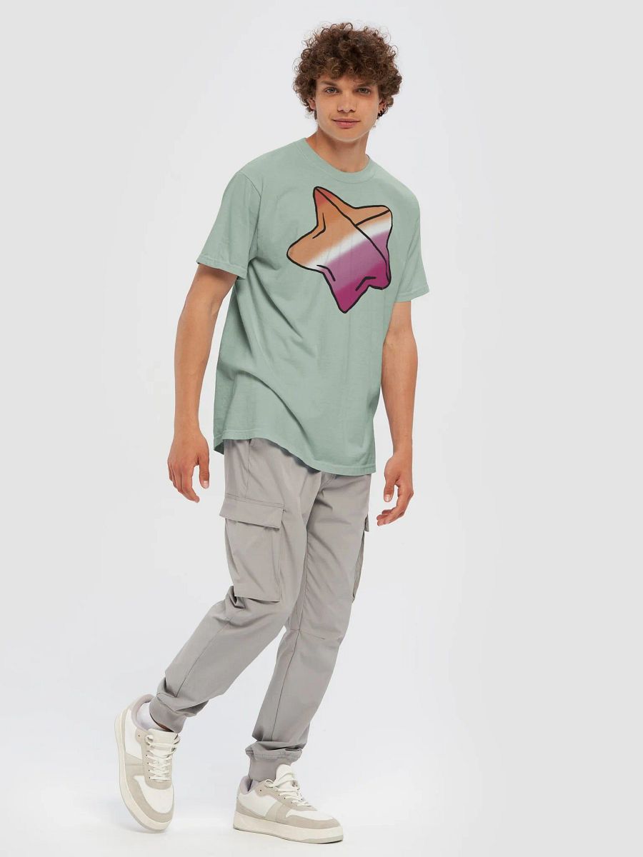 Lesbian Pride Folding Star T Shirt product image (68)