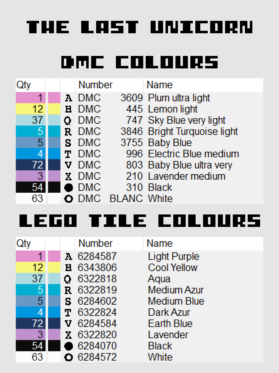 The Last Unicorn Pixel Art product image (4)