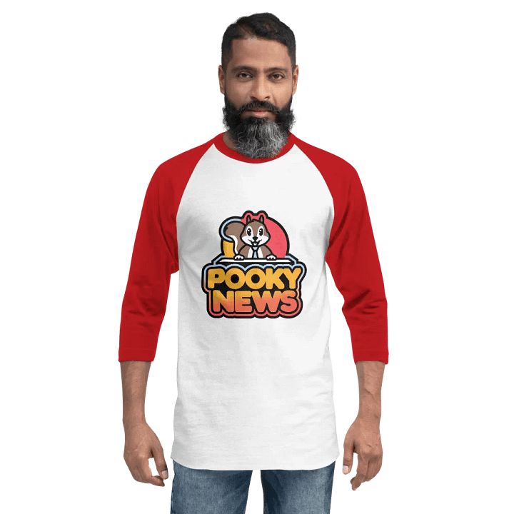 Pooky News ¾ Sleeve Raglan Tee product image (2)