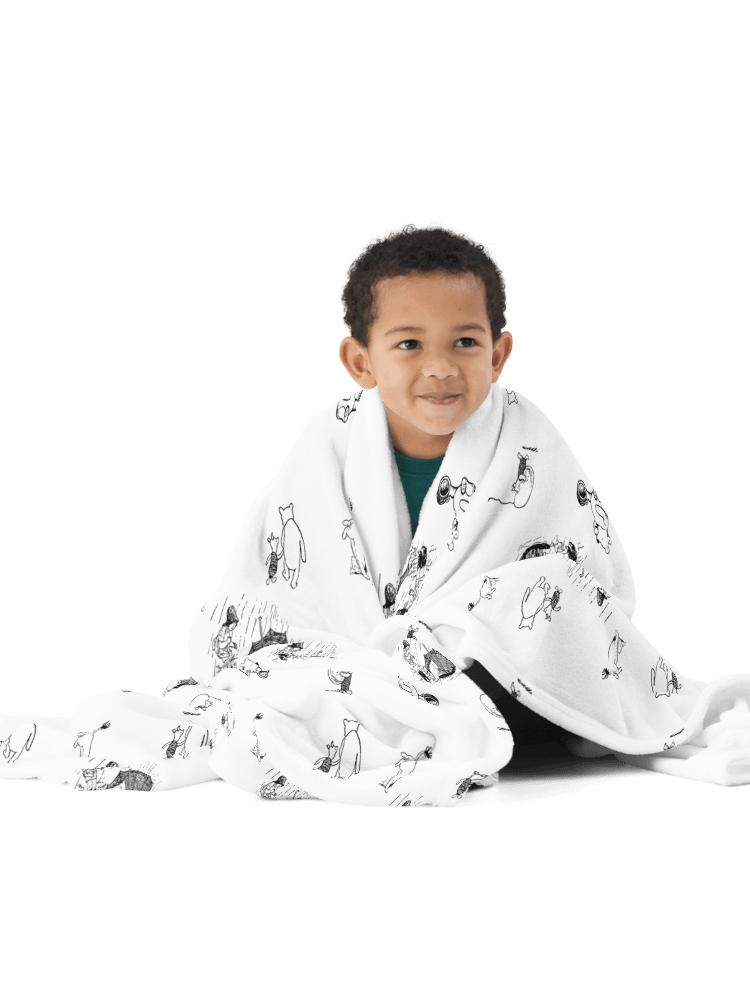 Pooh Bear and Friends Throw Blanket product image (1)