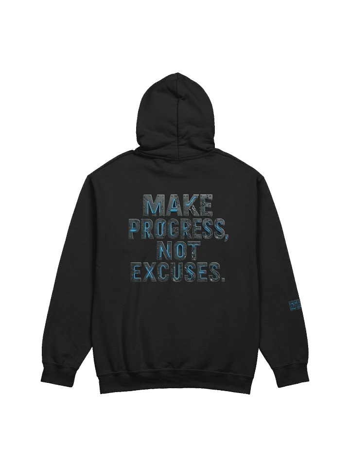 IDGAF "Make Progress, Not Excuses." Middleweight Hoodie (Black) product image (2)
