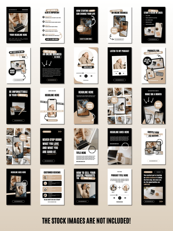 MRR/PLR Pinterest Templates for Bloggers product image (2)