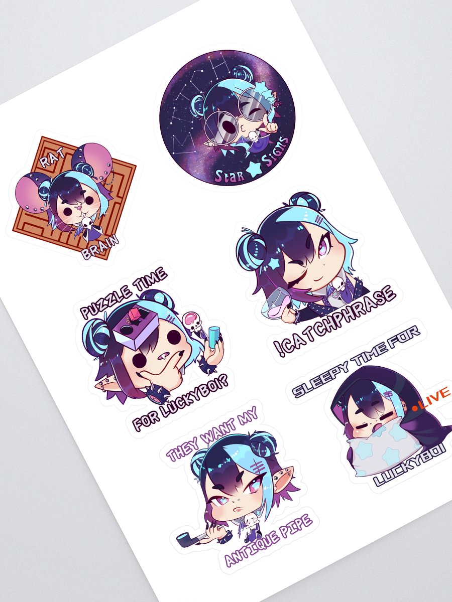 Lucky Sticker Set product image (1)