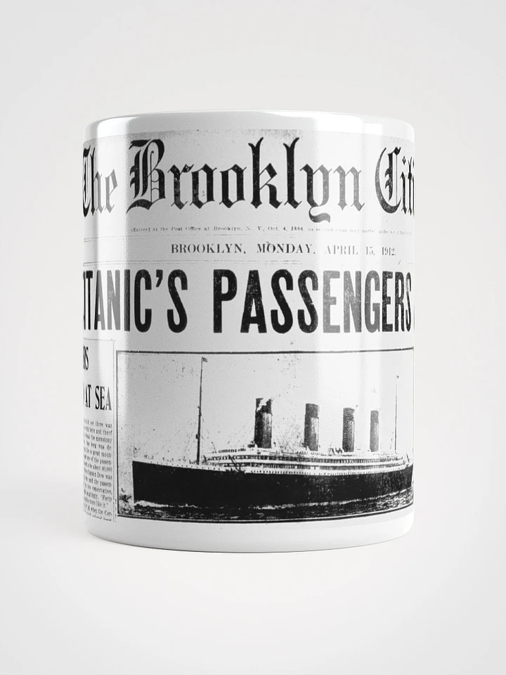 Titanic Survives! Newspaper Mug product image (1)