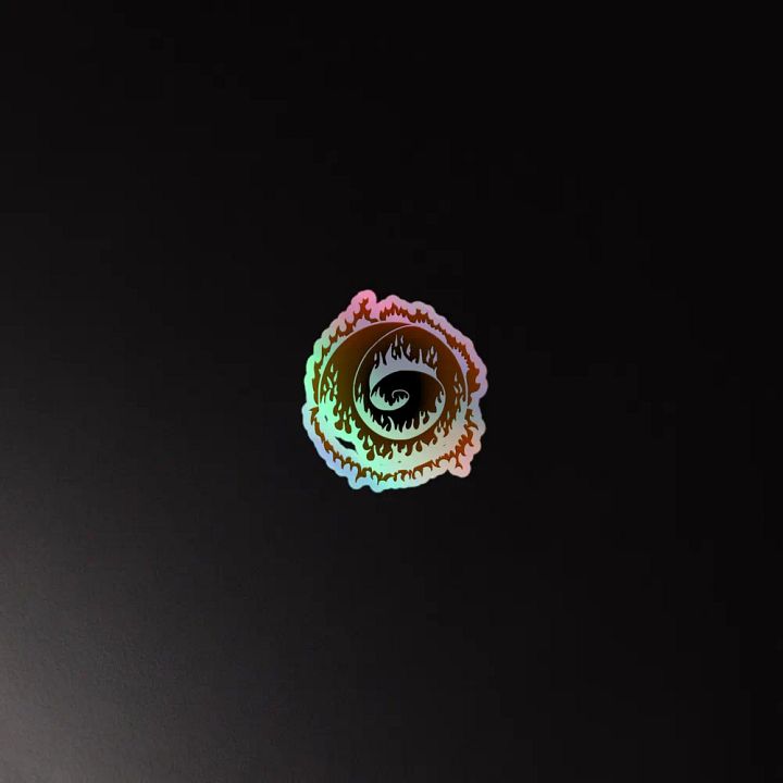 Inferno Spiral Holographic Sticker product image (2)