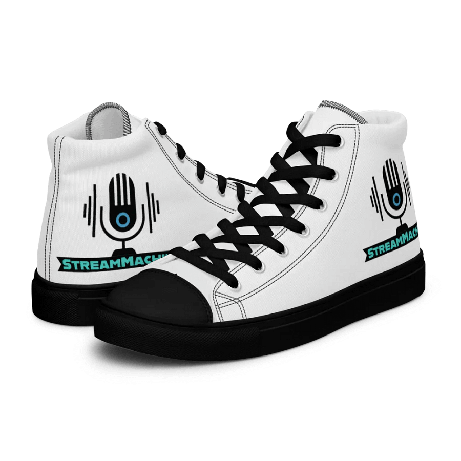 StreamMachine Men's High Top Canvas Shoes product image (8)