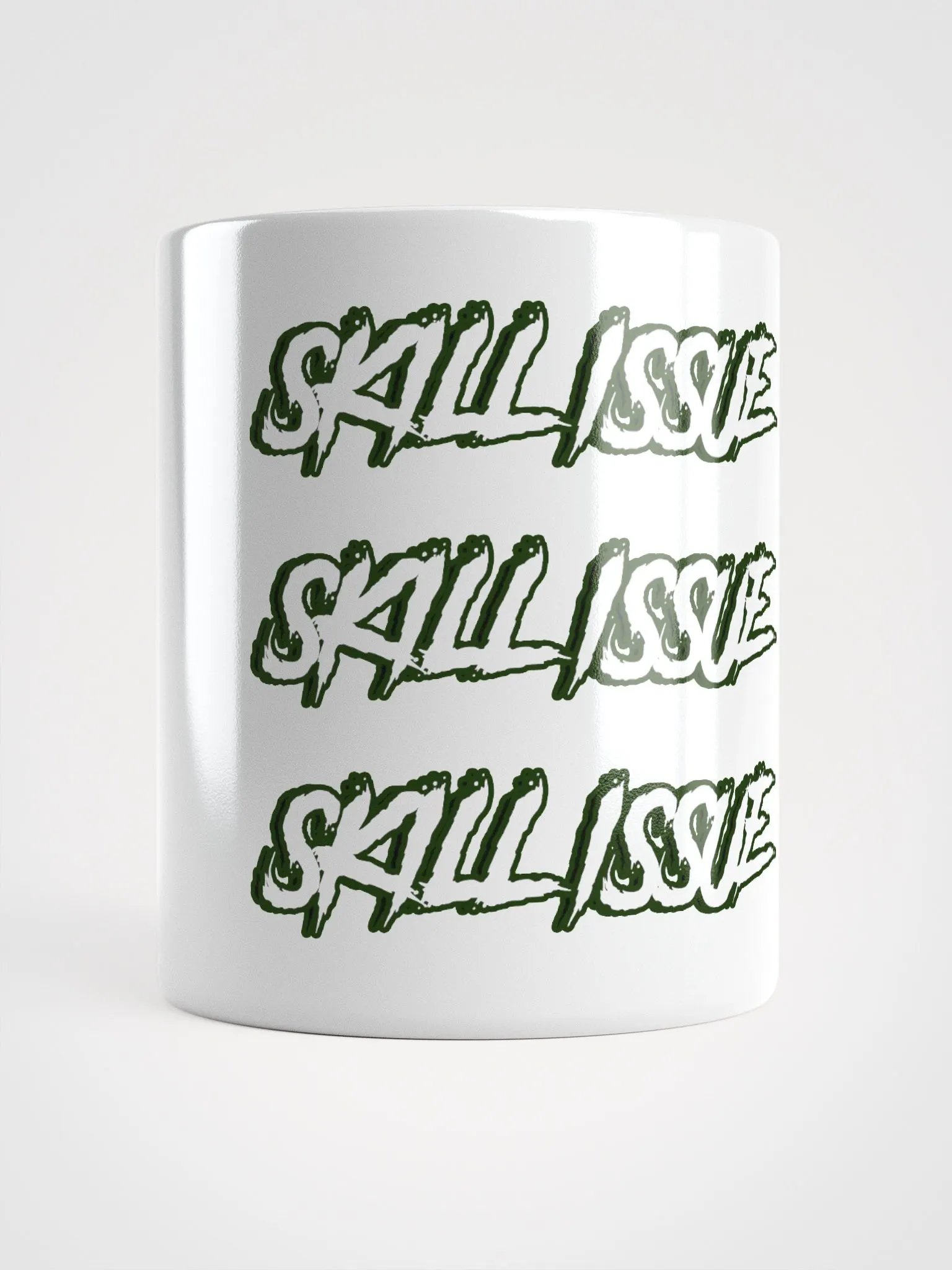 Skill Issue White Glossy Mug product image (14)
