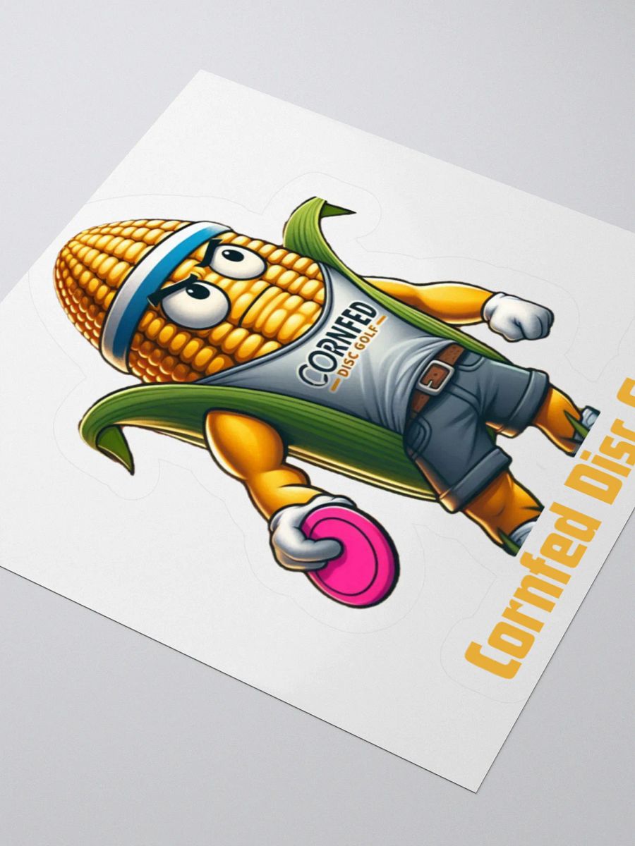 Cornfed Disc Golf Sticker 3" product image (3)