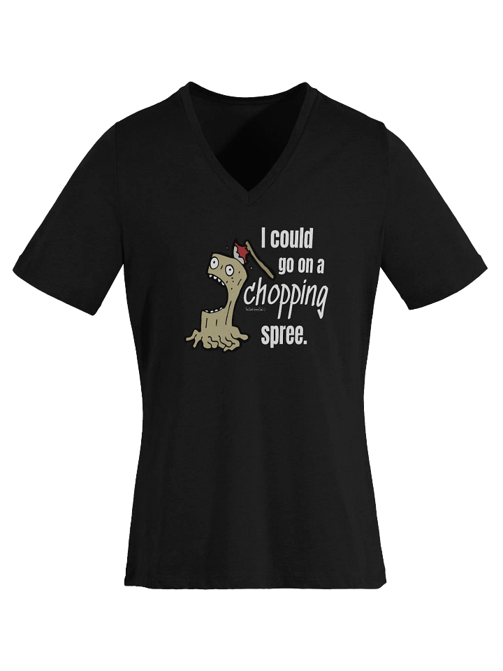 Chopping Spree White - Women's V-Neck Tee product image (1)