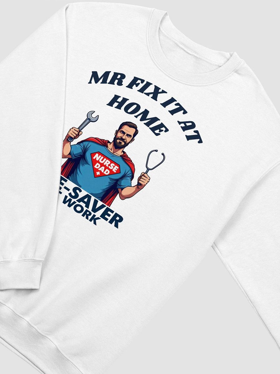 Nurse Dad Life-Saver Crewneck Sweatshirt product image (15)