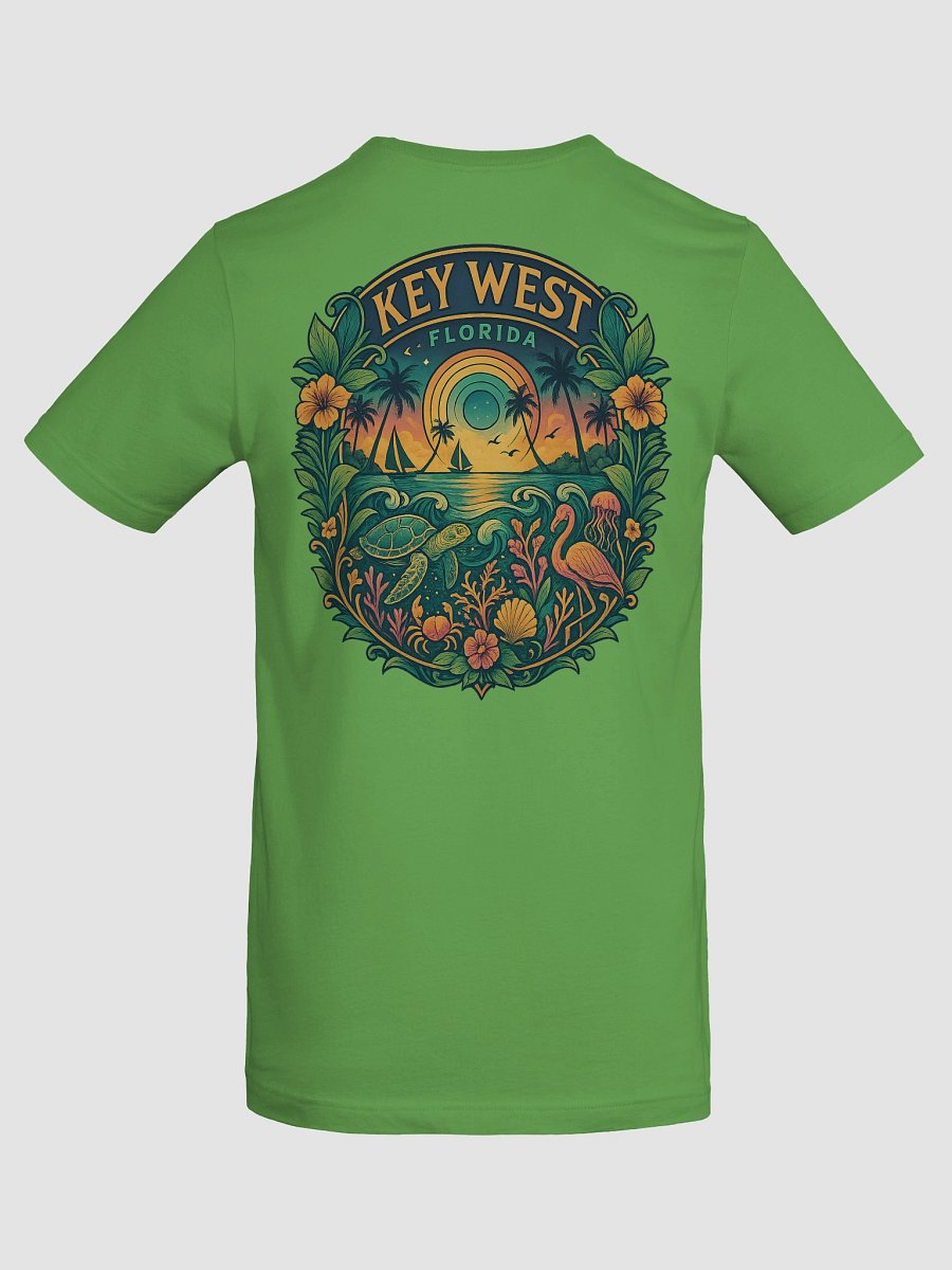 Key West Tropical T-Shirt Ultra Soft Tee with Ocean Scene product image (8)