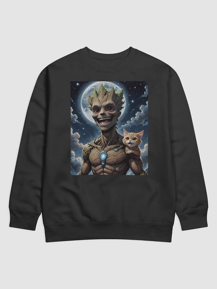 Groot and His Cat Sweat Shirt product image (1)