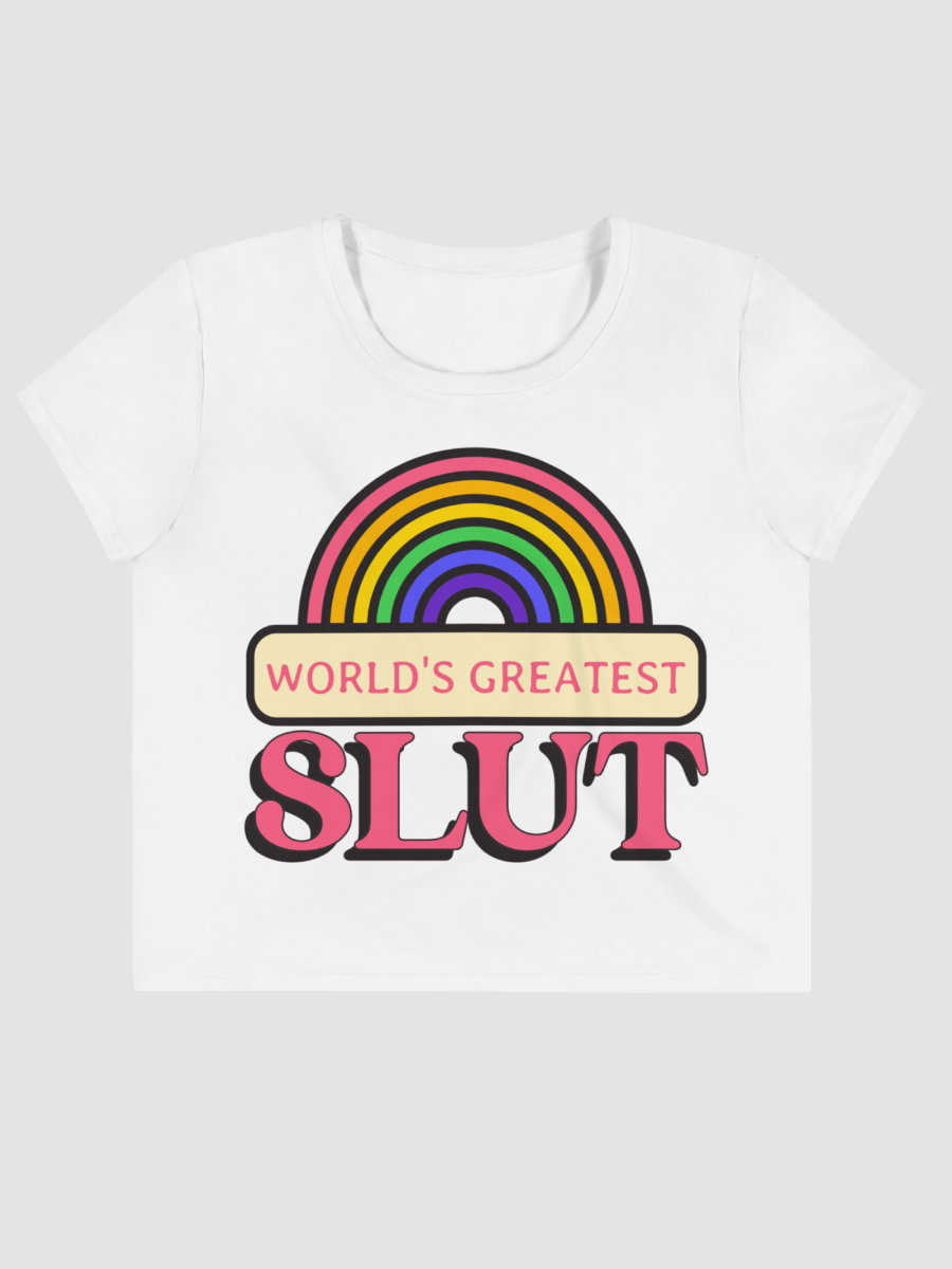 World's Greatest Slut crop tee product image (2)