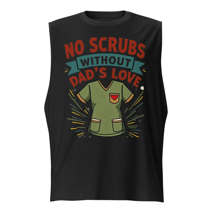 Dad's Love Medical Scrubs Muscle Tank product image (1)