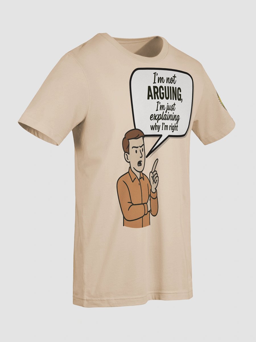 I'm not Arguing (Male) Bella+Canvas Supersoft T-Shirt Colors (7) product image (97)