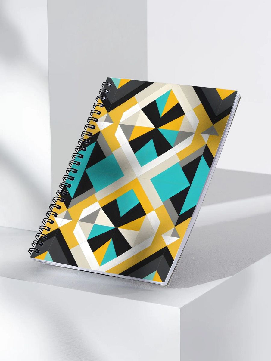 Geometric Harmony Spiral Notebook product image (3)