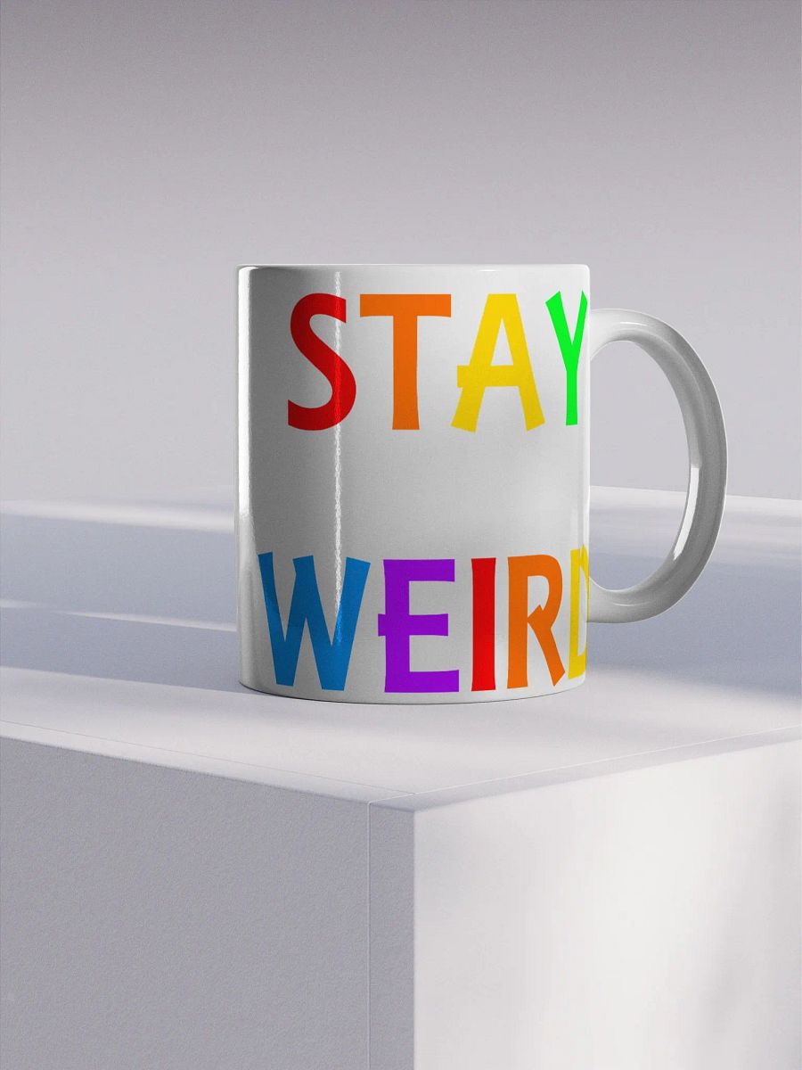 Stay Weird Rainbow - Glossy Mug product image (4)