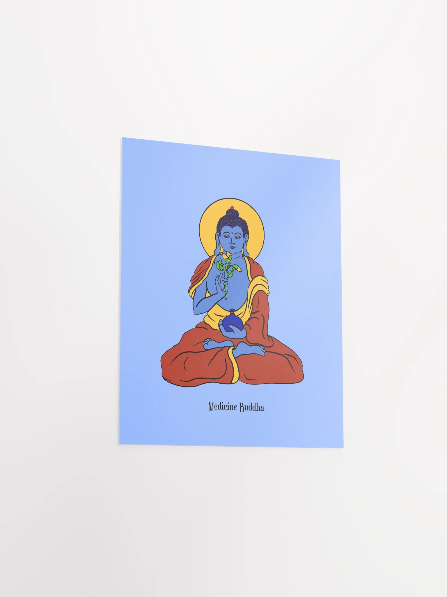 Medicine Buddha 8x10 Print product image (3)