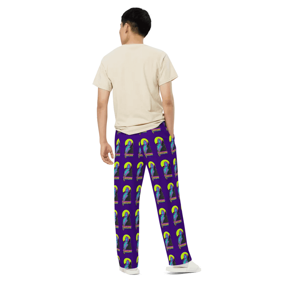 Castlevania Neon Tribute Wide-Leg Pants product image (6)