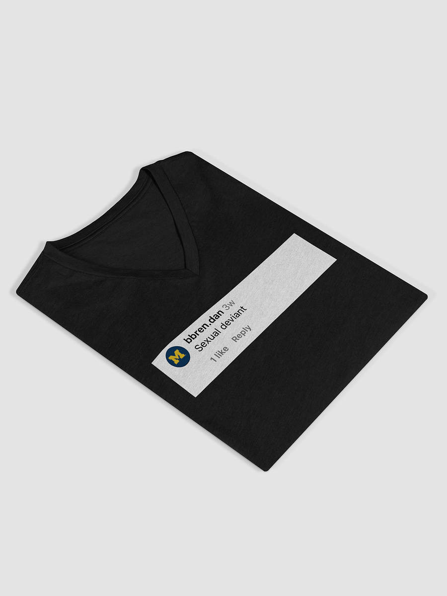 Sexual Deviant Comment Relaxed V-Neck Tee product image (43)