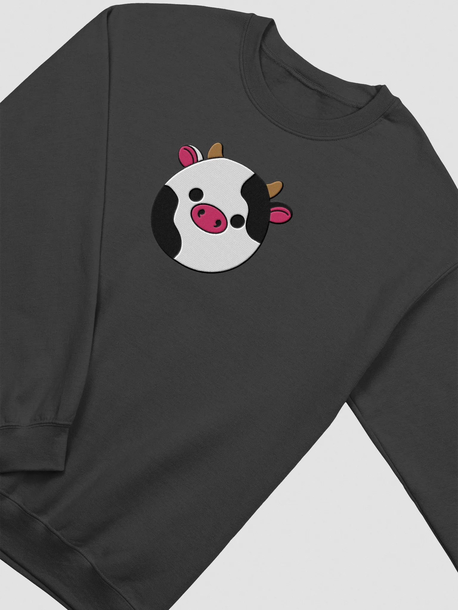 Squishy Cow Embroidered Sweatshirt product image (35)