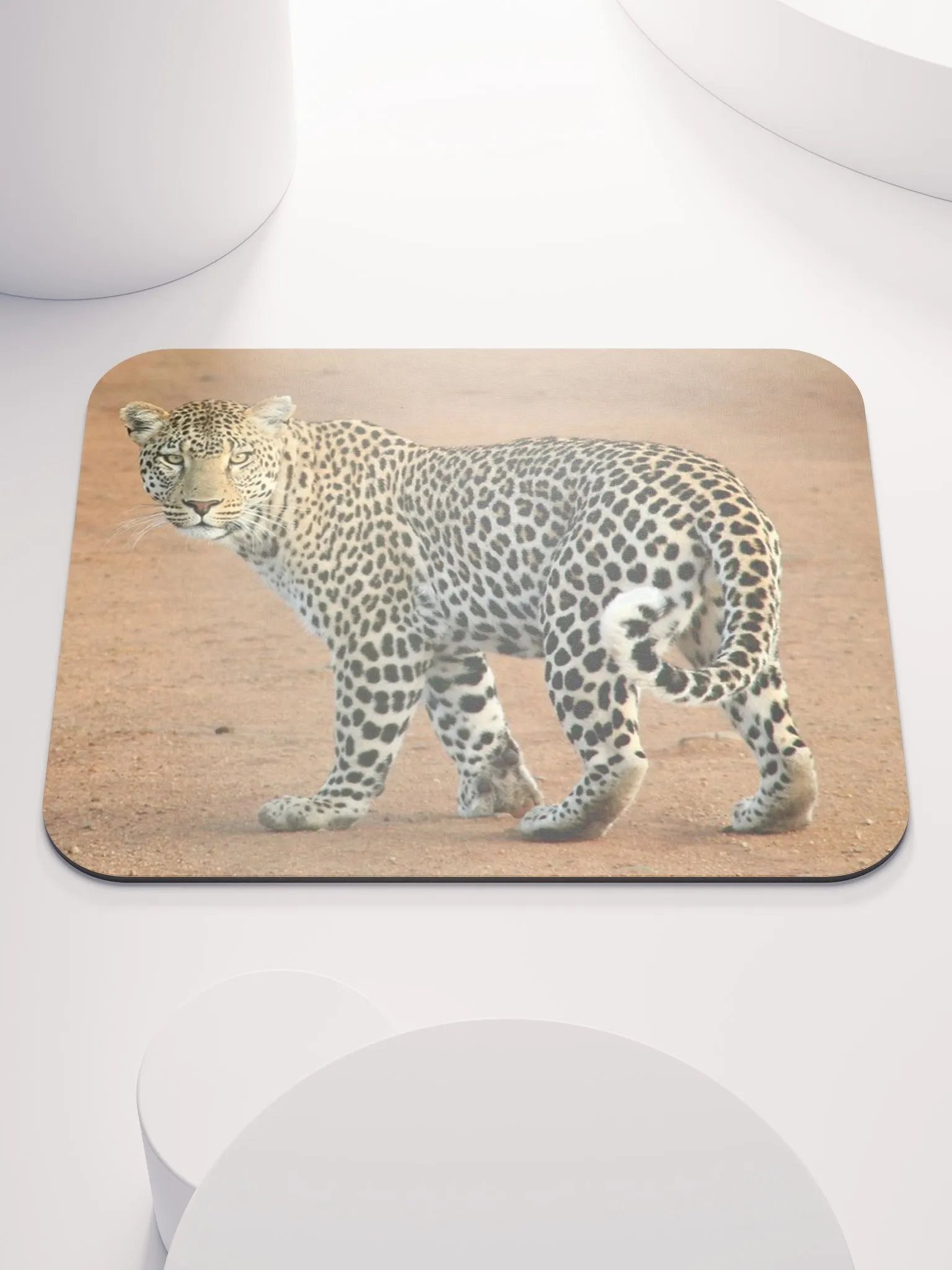 Leopard Elegance Mouse Pad - Stylish & Durable Desk Accessory for Gaming & Office Use product image (7)
