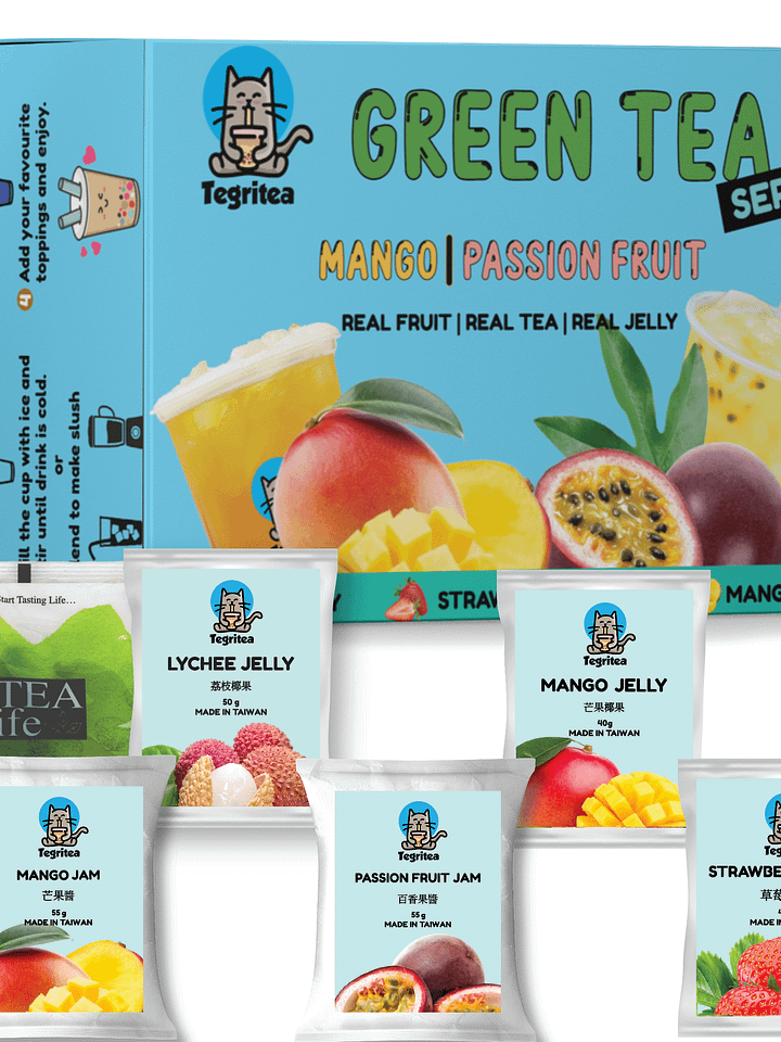 Passion Fruit/Mango Green Tea Kit w/ Cup (6 Servings) product image (1)