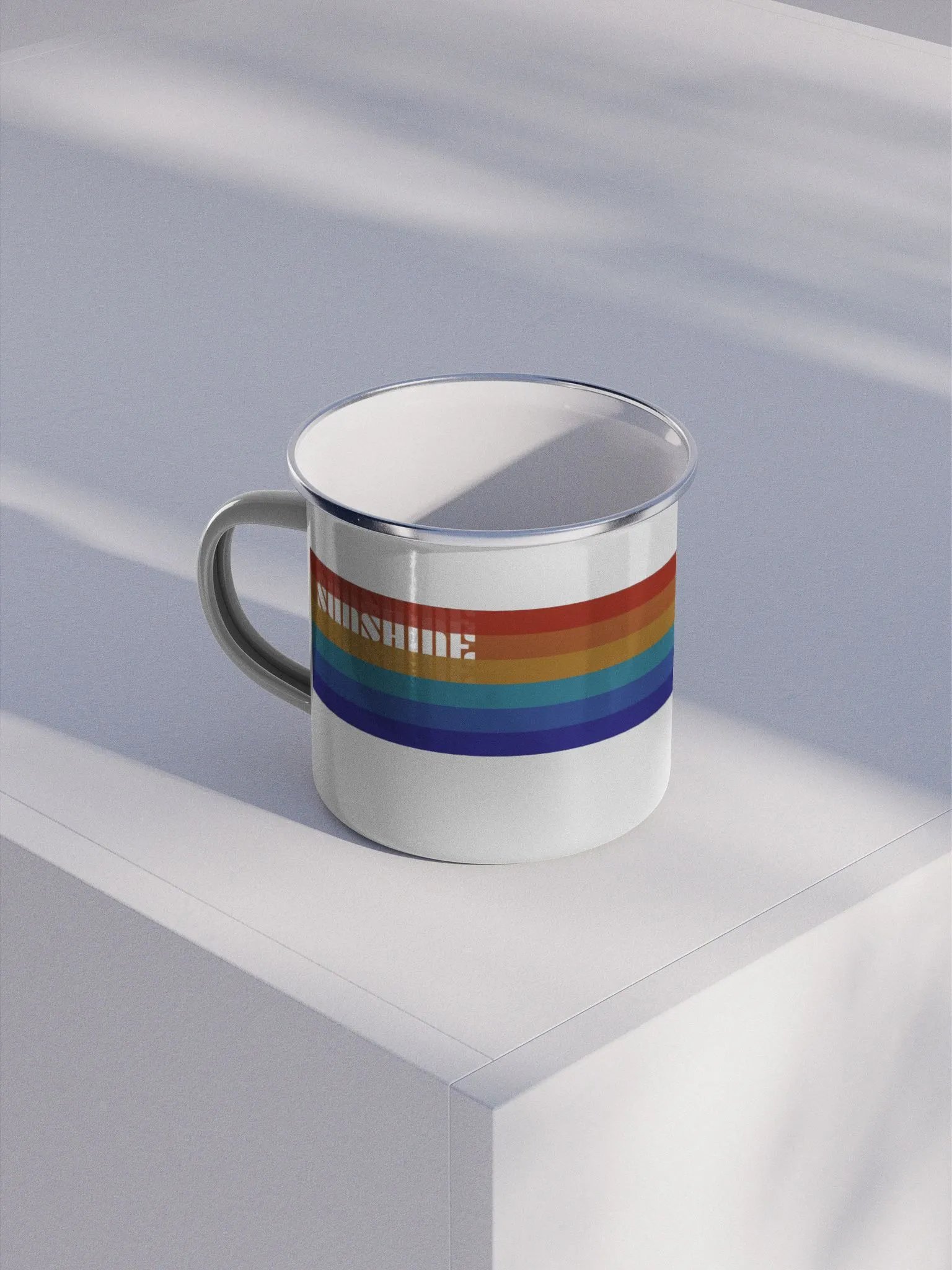 Sunshine/Midnight Rain - Enamel Mug product image (2)